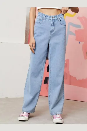 KOTTY Women Straight Fit High-Rise Stretchable Jeans