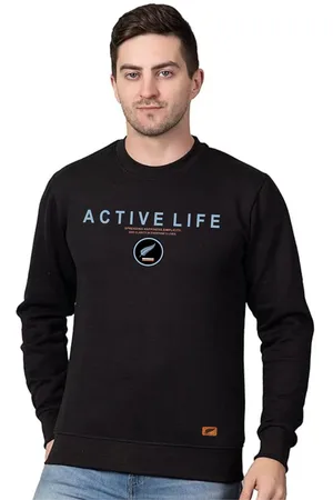 Polo Plus Men Typography Printed Sweatshirt