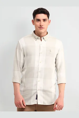 Ralph Lauren Men Smart Slim Fit Opaque Checked Casual Shirt