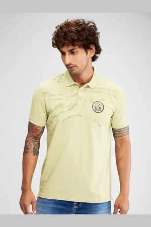 SPYKAR Men Polo Collar Applique Slim Fit T-shirt