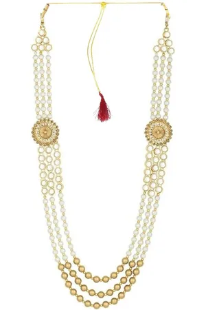 I Jewels Men Gold-Plated Layered Necklace
