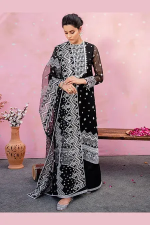 Jaipur Embroidered Semi-Stitched Dress Material