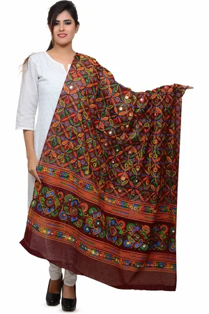 Banjara Embroidered Dupatta with Thread Work