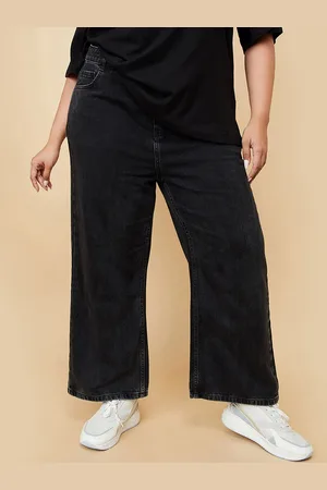 Max Collection ALAYA F x URB_N Women Washed Wide Leg Jeans