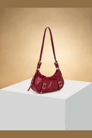 Pantaloons PU Structured Sling Bag with Applique