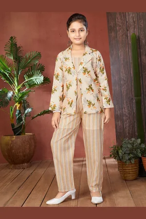 BAESD Girls Printed Top with Trousers