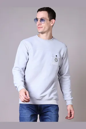 V-Mart Men Printed Round Neck Pullover Cotton Sweatshirt