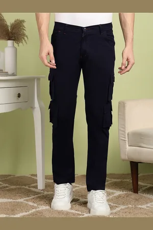 FUBAR Men Cotton Slim Fit Cargos Trousers