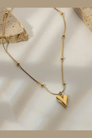 Designs & You Brass Gold-Plated Necklace