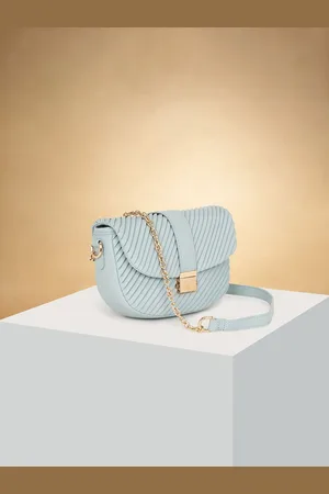 Pantaloons PU Structured Sling Bag with Tasselled
