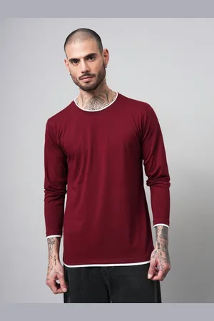 PAUL STREET Men Bio Finish Solid Round Neck Cotton T-shirt