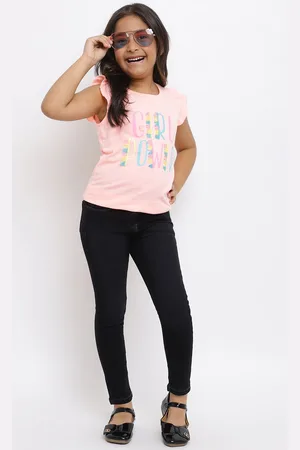 TALES & STORIES Girls Slim Fit Stretchable Jeans