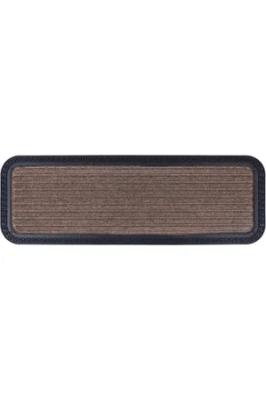 BLACK GOLD Camel Brown Self-Designed Rubber Back High Water Absorbent Anti-Slip Doormat