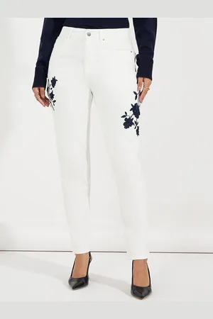 Styli Women High Rise Straight Fit Embellished Jeans