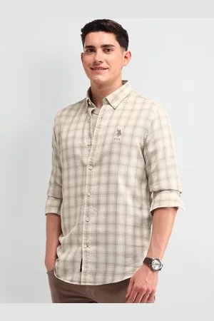 Ralph Lauren Men Smart Slim Fit Opaque Checked Casual Shirt