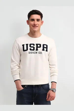 Ralph Lauren Men Printed Pure Cotton Round Neck Long Sleeves Pullover Sweater