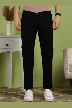 FUBAR Men Mid-Rise Slim Fit Cargos Trousers