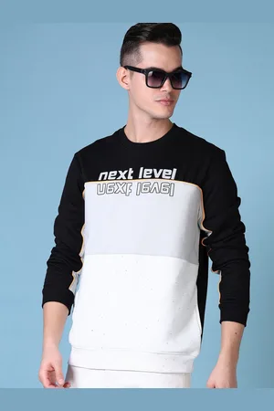 V-Mart Men Colourblocked Pullover Sweatshirt