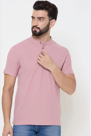 Duke Men Solid Slim Fit Cotton T-shirt