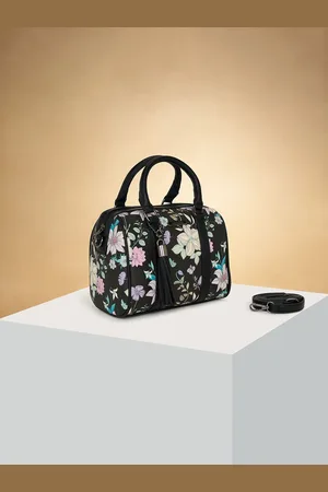 Pantaloons PU Structured Sling Bag with Applique