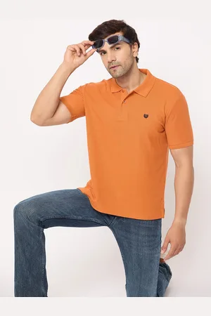 Duke Men Polo Collar Solid Slim Fit T-shirt