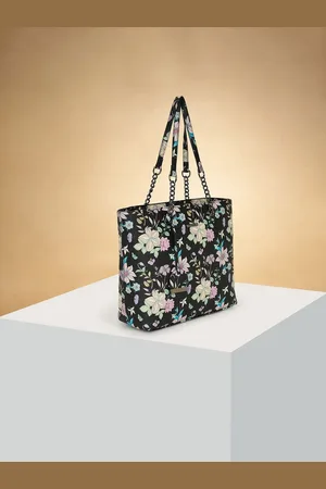 Pantaloons Embellished PU Oversized Shopper Tote Bag