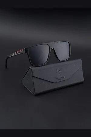 VOYAGE Unisex Wayfarer Sunglasses with Polarised and UV Protected Lens TR8100PMG4307