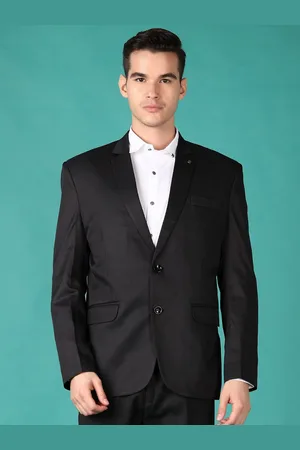 V-Mart Men Notched Lapel Single Breasted Formal Blazer