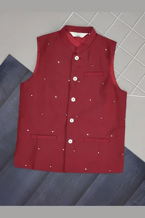 Pantaloons Boys Embroidered Nehru Jacket