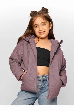 The Souled Store Girls Hooded Lightweight Quilted Jacket