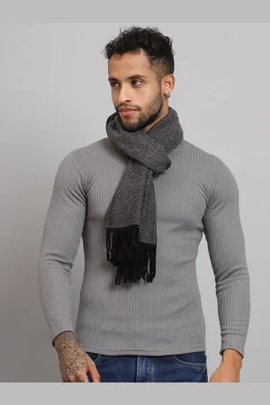 HANDICRAFT PALACE Men Checked Merino Wool Mufflers