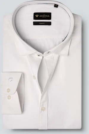 Invictus Men Easy Care White Sustainable Formal Shirt