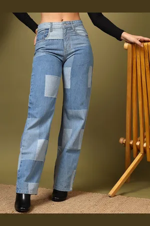 KOTTY Women Straight Fit High-Rise Stretchable Jeans