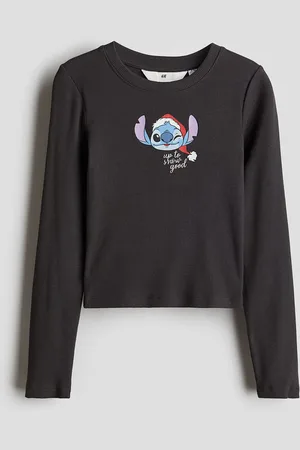 H&M Girls Print-Motif Jersey Top