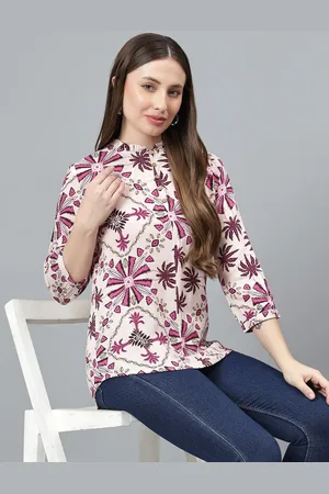 CANTABIL Women Printed Round Neck Tunic