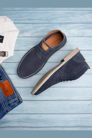 LOUIS STITCH Men Mid-Top Desert Boots