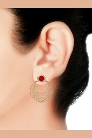 ZIVOM Contemporary Chandbalis Earrings