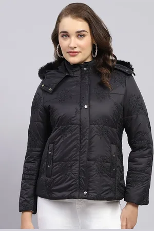 Monte Carlo Women Hooded Solid Casual Padded Jacket