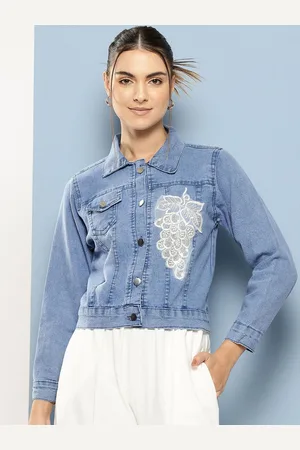 Roadster The Lifestyle Co Self Design Cotton Denim Jacket