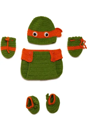 CHUTPUT Unisex Green Solid Beanie