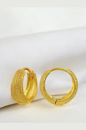 Roadster The Lifestyle Co Men Gold-Plated Earrings