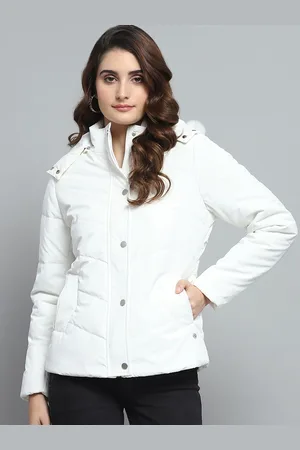 Monte Carlo Women Hooded Solid Casual Puffer Jacket