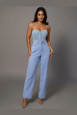 KOTTY Women Straight Fit High-Rise Stretchable Jeans
