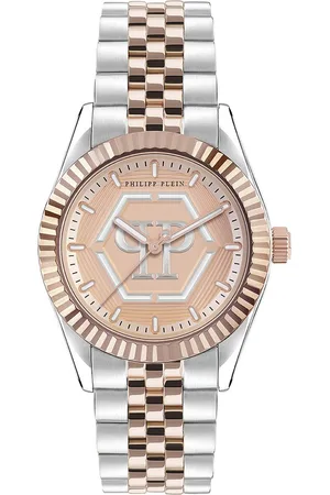 Philipp Plein Women Brass Embellished Dial & Straps Analogue Watch PW2BA0423