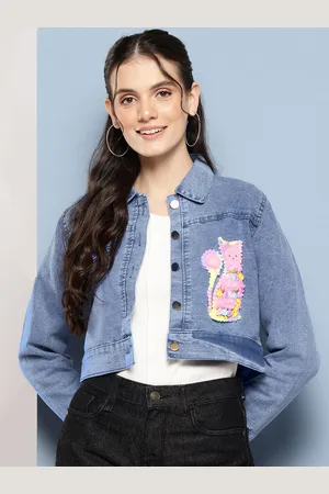 Roadster The Lifestyle Co Self-Design Denim Jacket