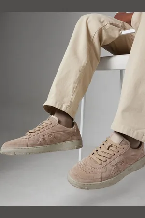 RARE RABBIT Men Perforations Round Toe Sneakers