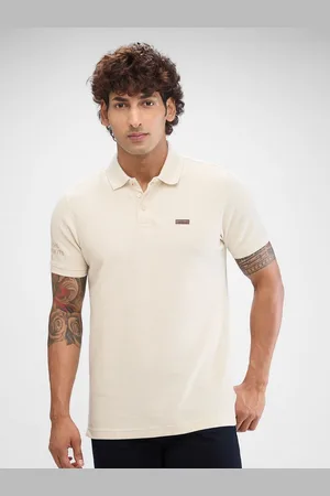 SPYKAR Men Polo Collar Solid Slim Fit T-shirt