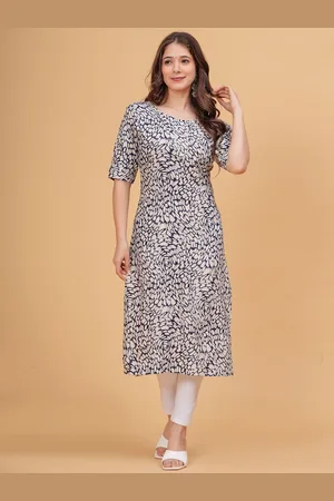DRESSAR Geometric Printed Regular Straight Kurta