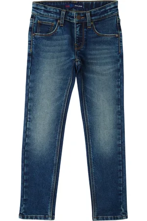 Pepe Jeans Boys Slim Fit Heavy Fade Stretchable Jeans