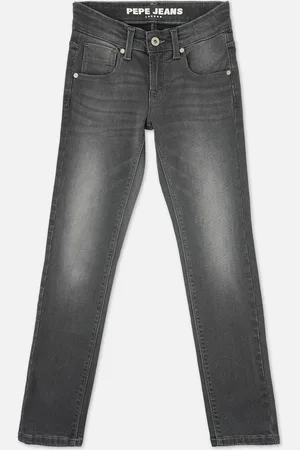 Pepe Jeans Boys Slim Fit Heavy Fade Clean Look Stretchable Jeans